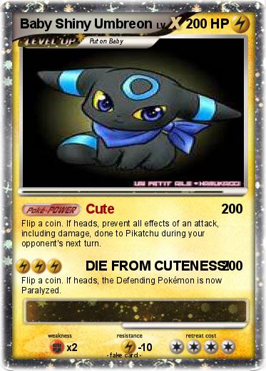 Pokemon Baby Shiny Umbreon