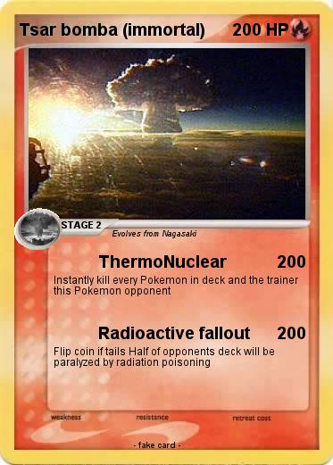 Pokemon Tsar bomba (immortal)