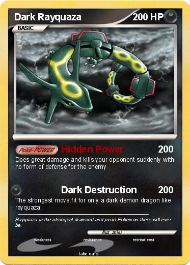 Pokemon Dark Rayquaza