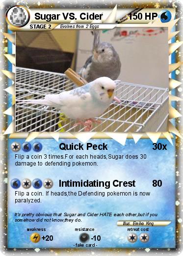 Pokemon Sugar VS. Cider