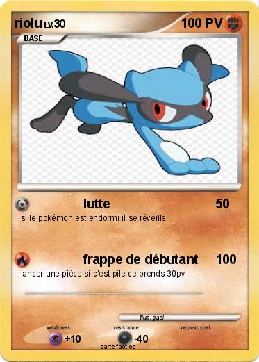 Pokemon riolu