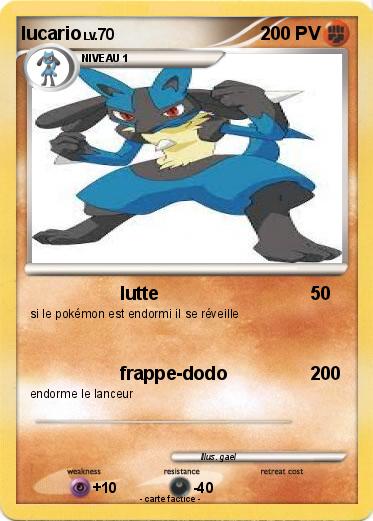 Pokemon lucario