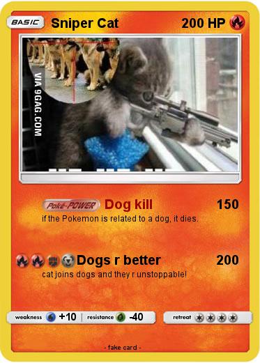 Pokemon Sniper Cat