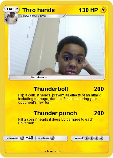 Pokemon Thro hands
