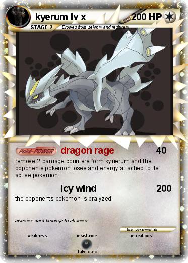 Pokemon kyerum lv x