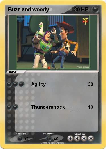 Pokemon Buzz and woody