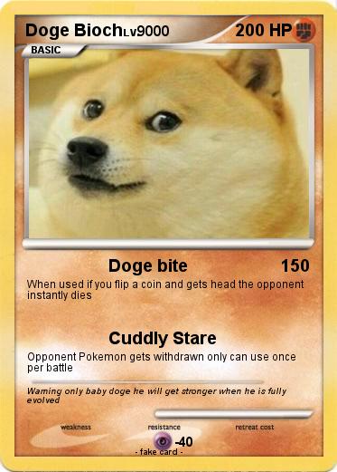 Pokemon Doge Bioch