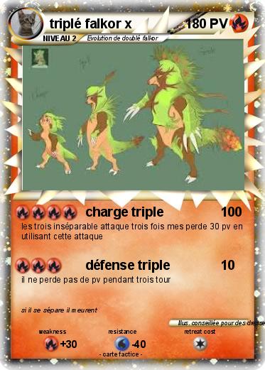 Pokemon triplé falkor x