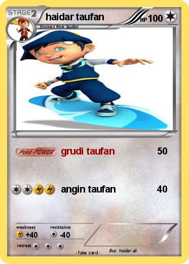 Pokemon haidar taufan