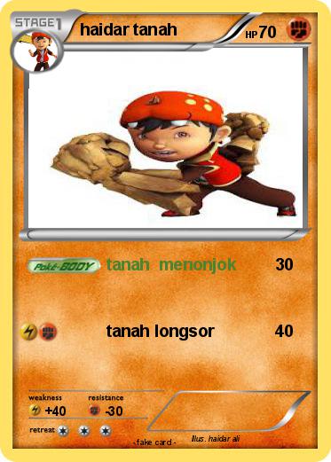 Pokemon haidar tanah