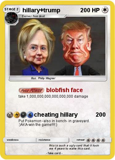 Pokemon hillary+trump