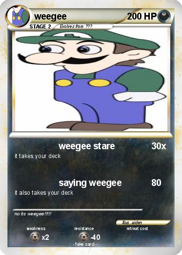 Pokemon weegee