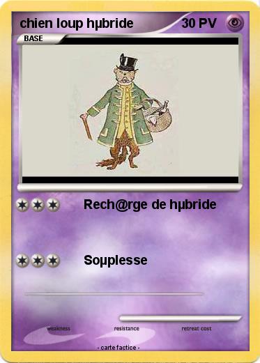 Pokemon chien loup hµbride