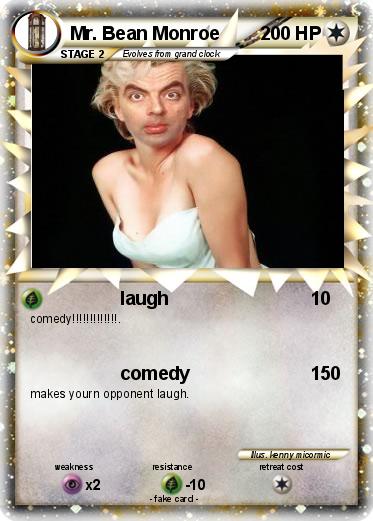 Pokemon Mr. Bean Monroe
