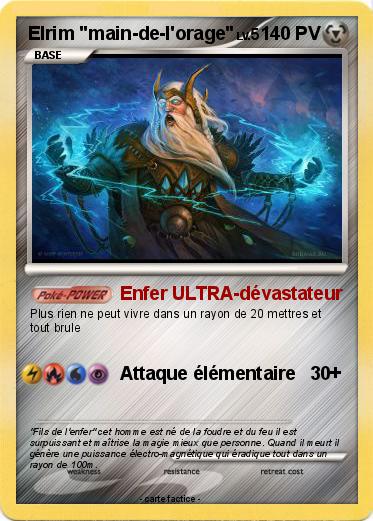 Pokemon Elrim "main-de-l'orage"