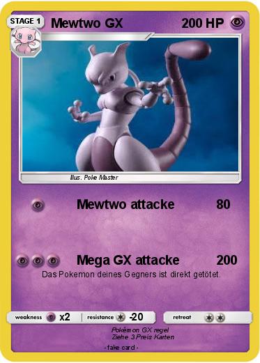 Pokemon Mewtwo GX