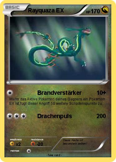 Pokemon Rayquaza EX