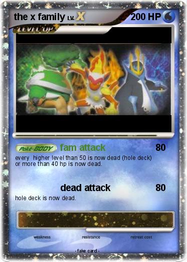 Pokemon the x family