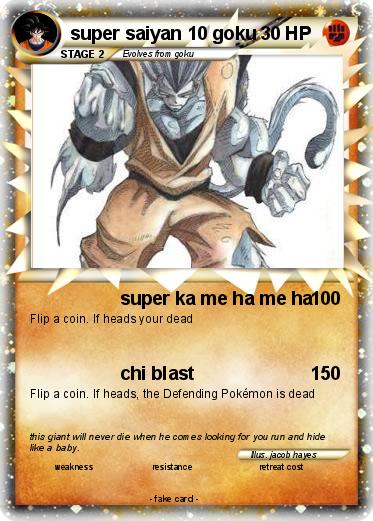 Pokemon super saiyan 10 goku