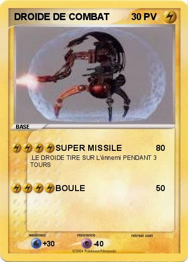Pokemon DROIDE DE COMBAT