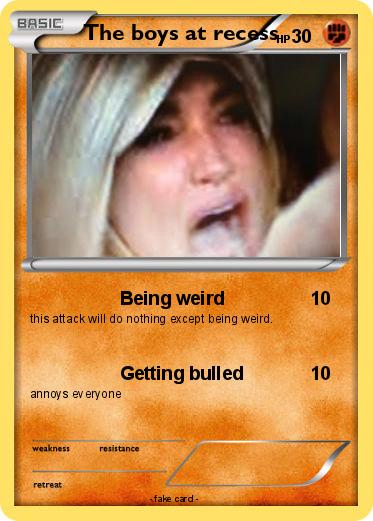 Pokemon The boys at recess