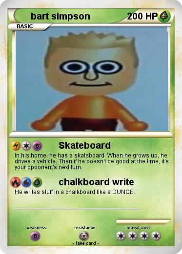 Pokemon bart simpson