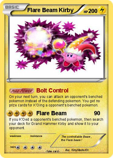 Pokemon Flare Beam Kirby