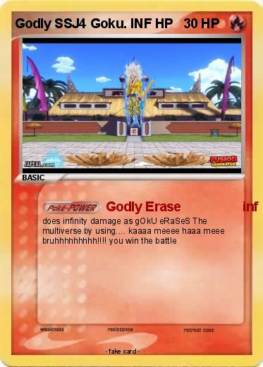 Pokemon Godly SSJ4 Goku. INF HP