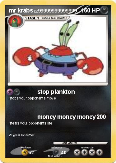 Pokemon mr krabs