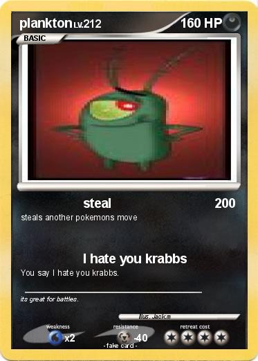 Pokemon plankton