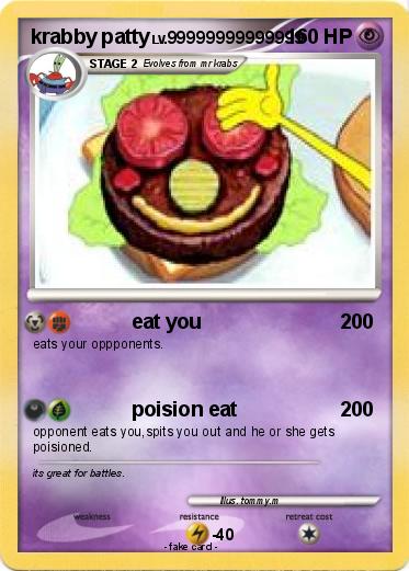 Pokemon krabby patty