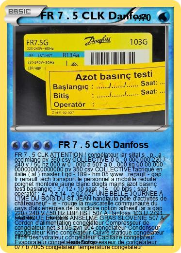 Pokemon FR 7 . 5 CLK Danfoss