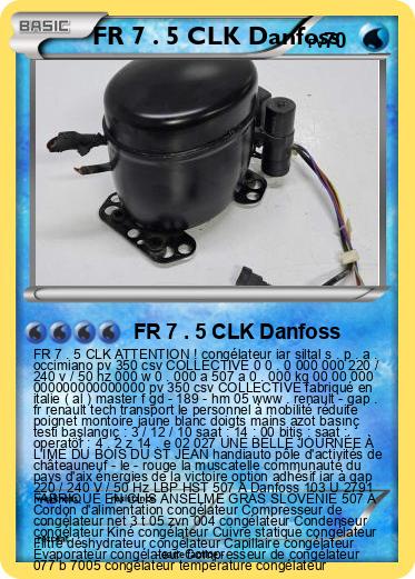 Pokemon FR 7 . 5 CLK Danfoss