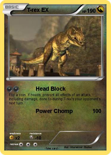Pokemon T-rex EX