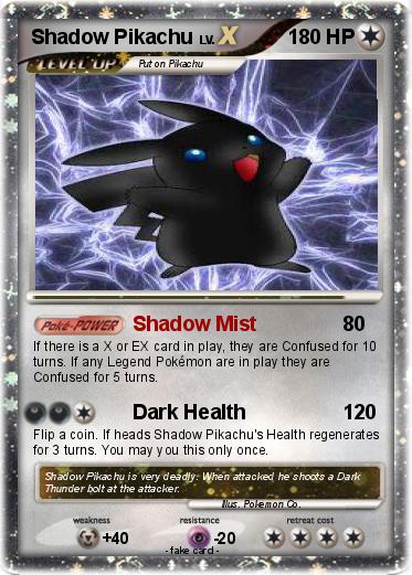 Pokemon Shadow Pikachu