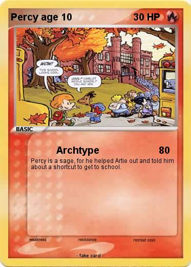 Pokemon Percy age 10
