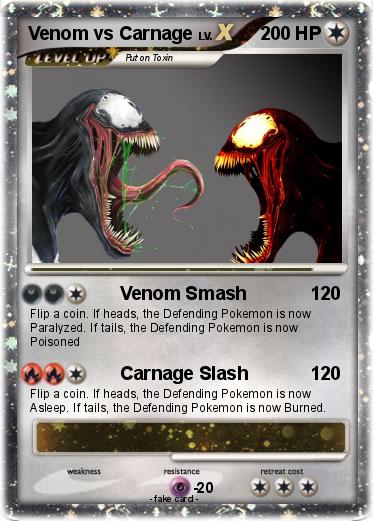 Pokemon Venom vs Carnage