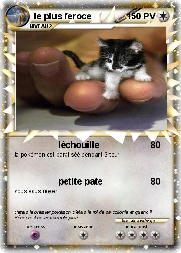 Pokemon le plus feroce