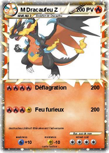Pokemon M Dracaufeu Z