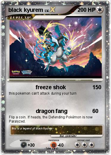 Pokemon black kyurem