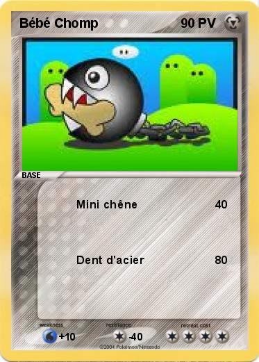 Pokemon Bébé Chomp