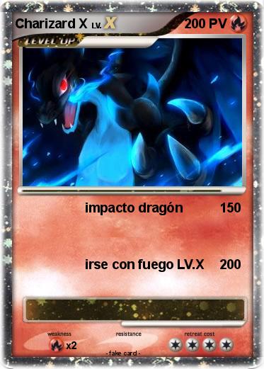 Pokemon Charizard X