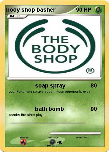 Pokemon body shop basher
