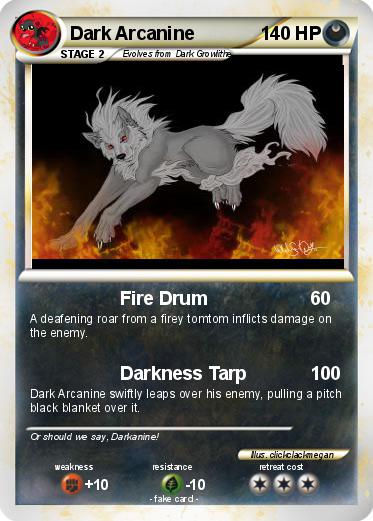 Pokemon Dark Arcanine