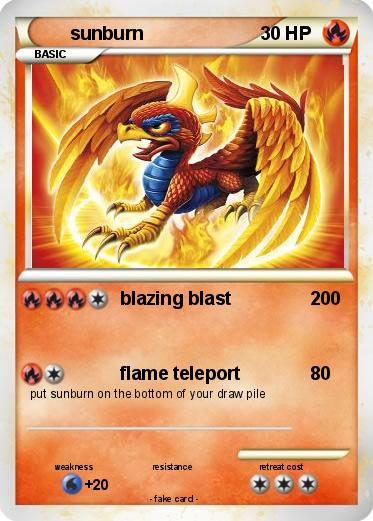 Pokemon sunburn