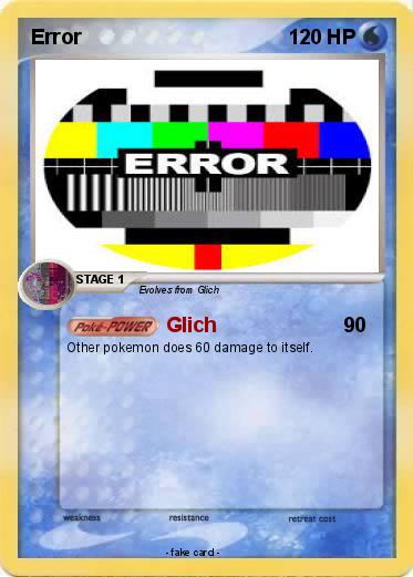 Pokemon Error