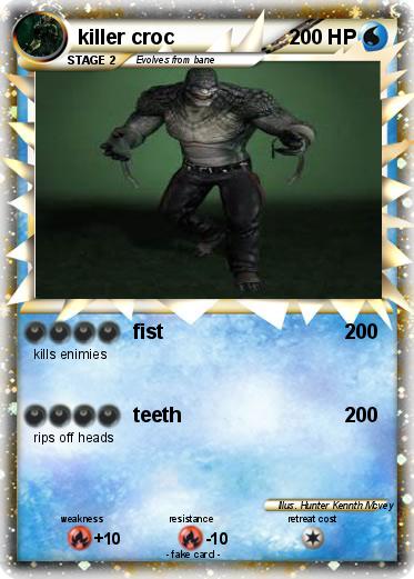 Pokemon killer croc
