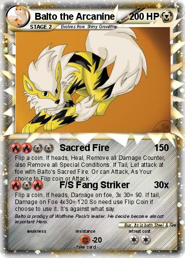 Pokemon Balto the Arcanine