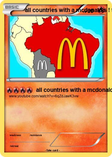 Pokemon all countries with a mcdonald's ! the 2026 global map ! - youtube