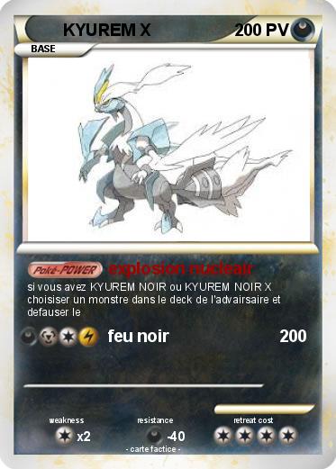 Pokemon KYUREM X